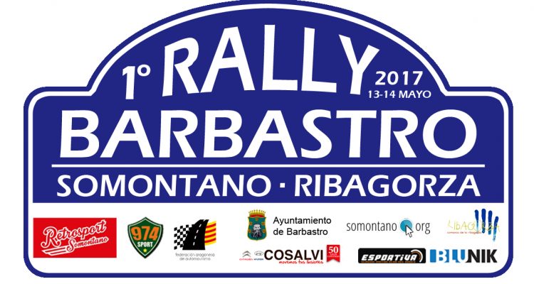 Colaboramos con el Rally de Barbastro, 13 y 14 de mayo