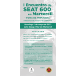 I TROBADA DE SEAT 600 A MARTORELL - FIRA DE PRIMAVERA