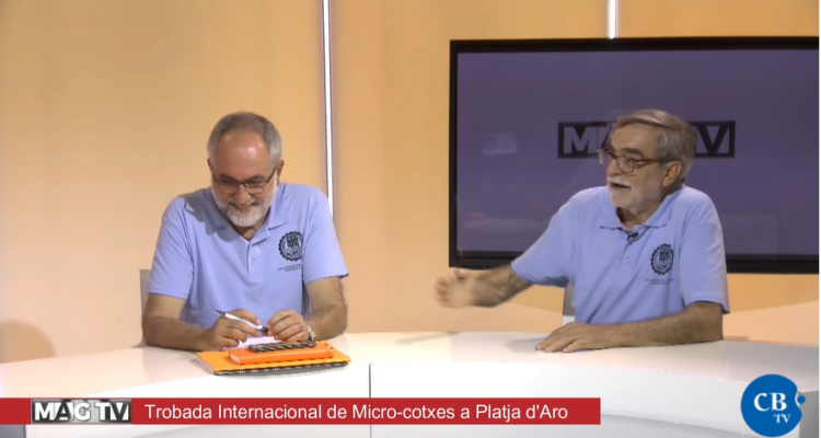 TV Costa Brava, entrevista amb motiu de la Trobada Internacional de Microcotxes