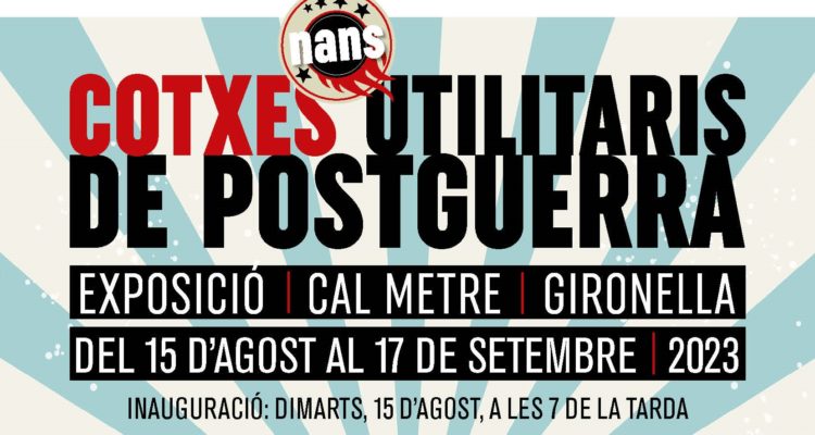 Horario: Exposición de microcoches en Gironella del 15 de agosto al 30 de septiembre